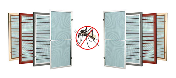 Разновидности москитных сеток на дверь
